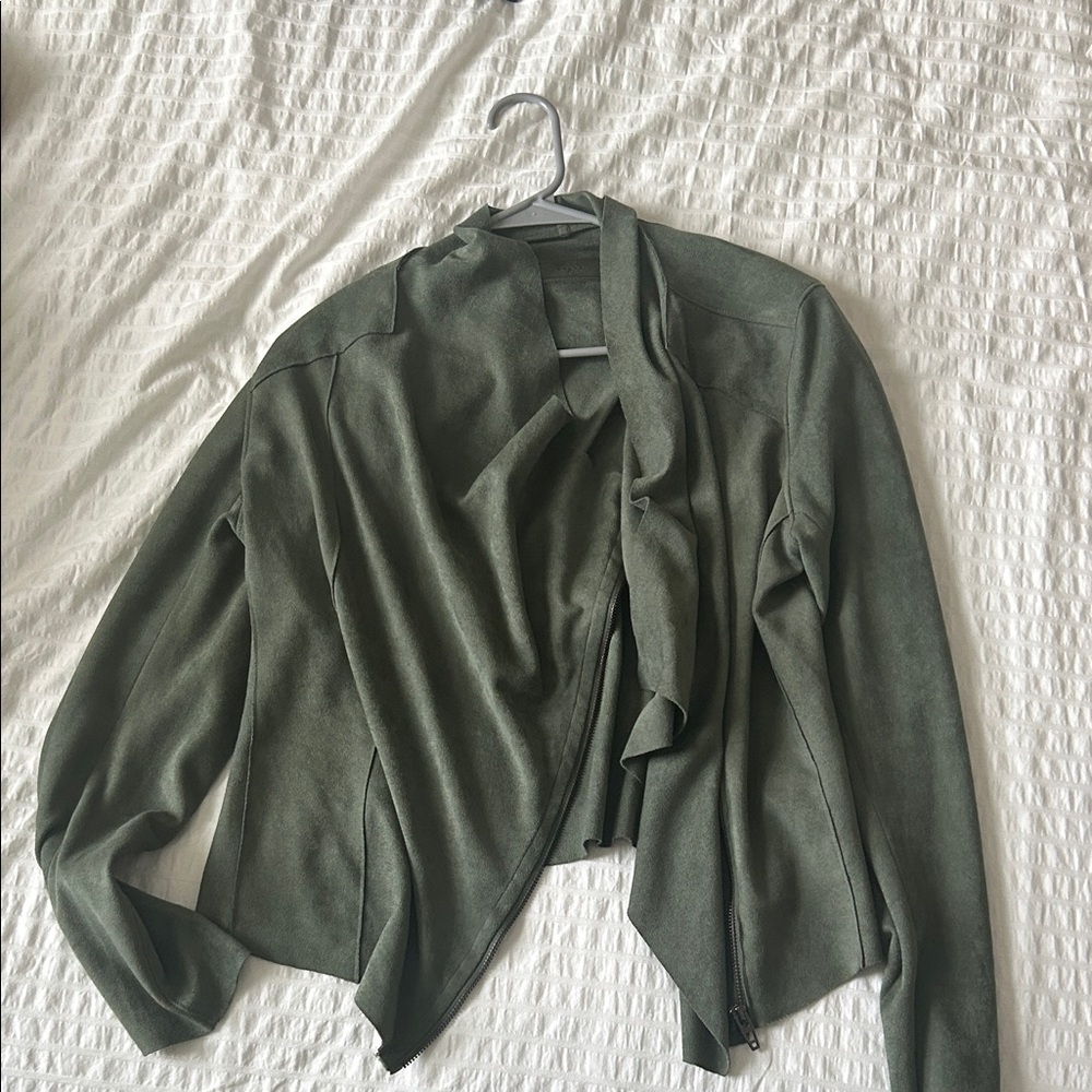 Blank NYC Olive Drape Jacket